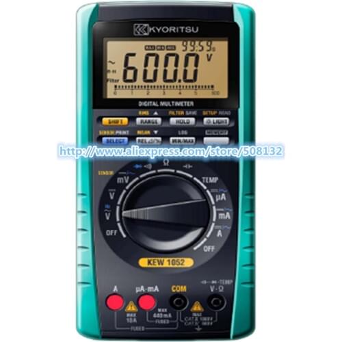 KYORITSU 1052 Digital Multimeter 6000 counts/True-RMS / data internal memory