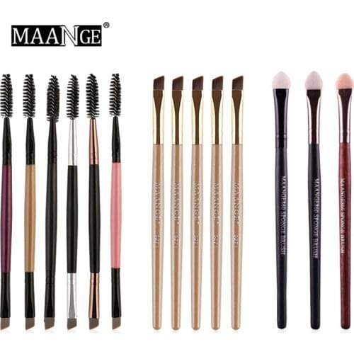 MAANGE 3Pcs/5Pcs Eyebrow Brush Bevel Eyebrow Brush Eye Angled Makeup Brush Single Cream Eyeliner Cosmetic Tool Pincel Maquiagem