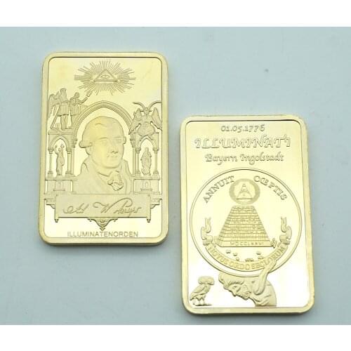 Europ Freemasonry Masonic Challenge Freemasons Brotherhood The Fatherhood Of God Mason Commemorative bullion Coin Collectible