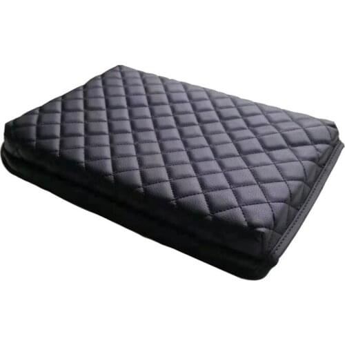 Auto Center Console Armrest Cushion Leather Cover Armrest Cover Protector ​for Ford F150 2009-2014