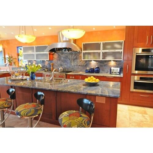 2019 customized made retail solid wood kitchen cabinets discount traditional wooden cabinets with island cabinet S1606154