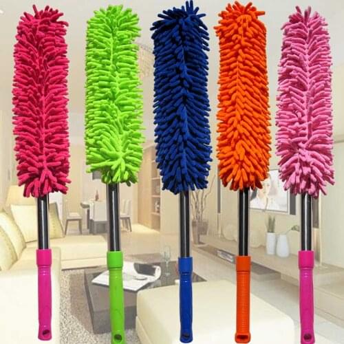 Long Handle Car Wash Brush Microfiber Soft Chenille Brush for Car Cleaning Waxing Polishing Tool Auto Cleaning Brushes