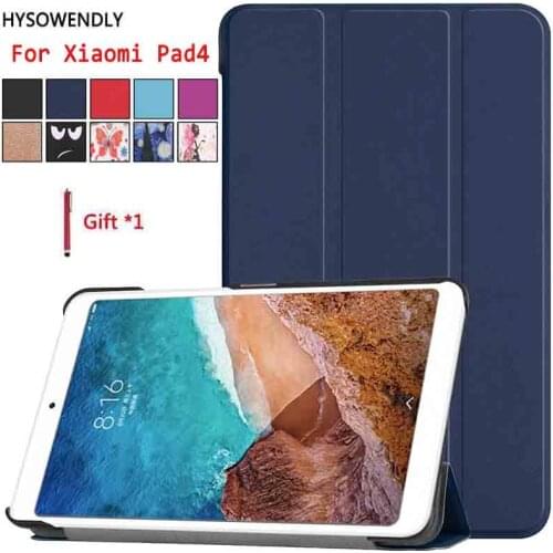 Magnetic Retro Flip Tablet Case For Xiaomi Mi Pad 4 8.0 inch Stand PU Leather Smart Cover For Xiaomi MiPad4 Mi Pad 4 8.0'' Cover