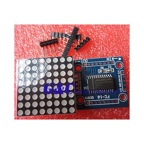 2pcs MAX7219 dot matrix module microcontroller module DIY KIT diy electronics