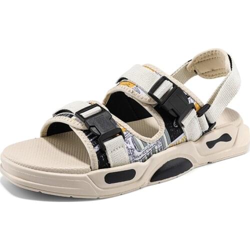 High Quality Handmade Mens Sandals Summer Soft Non-slip Gladiator Sandals Men Hiking Beach Platform Sandals Zapatos Hombre