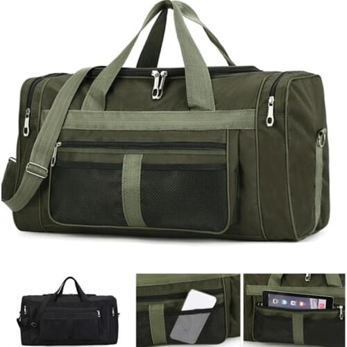 Hot Mens Outdoor Waterproof Sports Gym Bag Leisure Yoga Fitness Shoulder Bag Large Capacity Nylon Portable Travel Bag