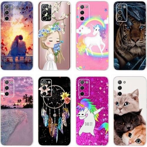 Silicone Case For Oppo A55 5G Case Soft Slim Fundas Back Cover For Oppo A55 A 55 5G Phone Cases OppoA55 Full Bumper 6.5'' Covers