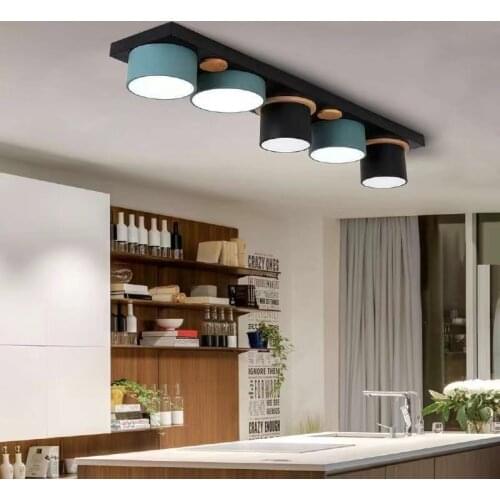Modern creative LED ceiling lamp bedroom living room ceiling lamp corridor aisle macaron lamp study lighting lamp