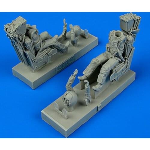 Modern fighter F-14A B driver and seat 1:48