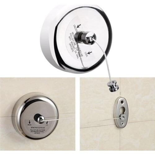 Clothes Drying Rack Rope Home Storage Stainless Steel Retractable Clotheslines Clothes Dryer Organiser Laundry Hanger