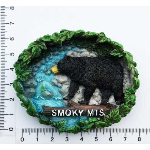 United States Tennessee Great Smoky Mountains National Park tourist souvenirs magnetic stickers refrigerator