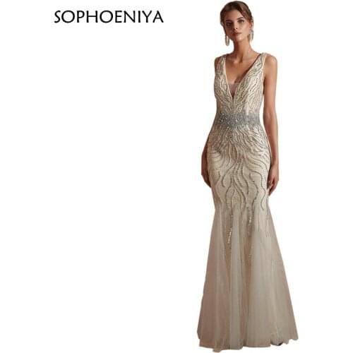 New Arrival Long Evening dress 2021 ever pretty abendkleid Mermaid dress evening Robe de soiree abiye elbise Formal dress