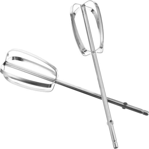 1 Pair Kitchen Egg Beater Portable Egg Cream Mixer Practical Hand Cooking Whisk