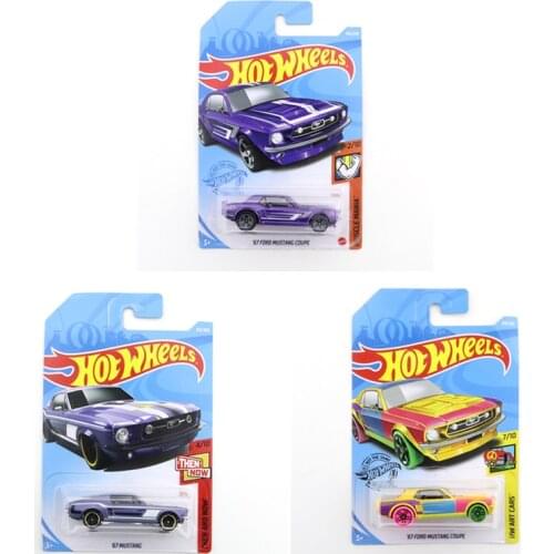 2021 Original Hot Wheels Mini Alloy Coupe 67 FORD MUSTANG COUPE 1/64 Metal Diecast Model Car Kids Toys Gift