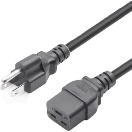 250V 16A US Plug UPS Power Cord PDU Server C19 High Power Cord 2M/3M Power Cord For Computer