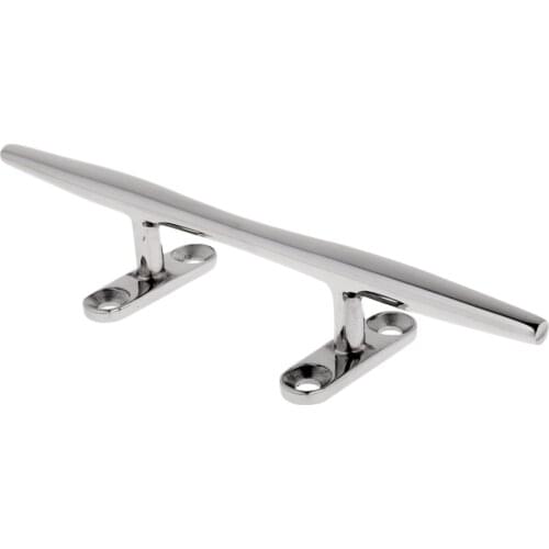 4" Stainless Steel Heavy Duty Boat Dock Deck Marine Line Yacht Rope Cleat