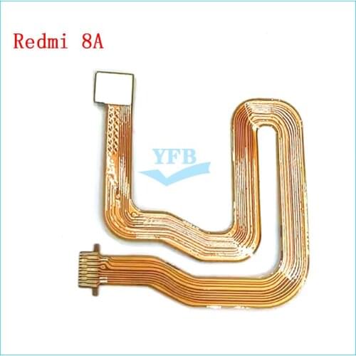 5pcs For Xiaomi Redmi 8 8A Home Button Fingerprint Touch Id Sensor Connector Flex Cable For Redmi 8 8A