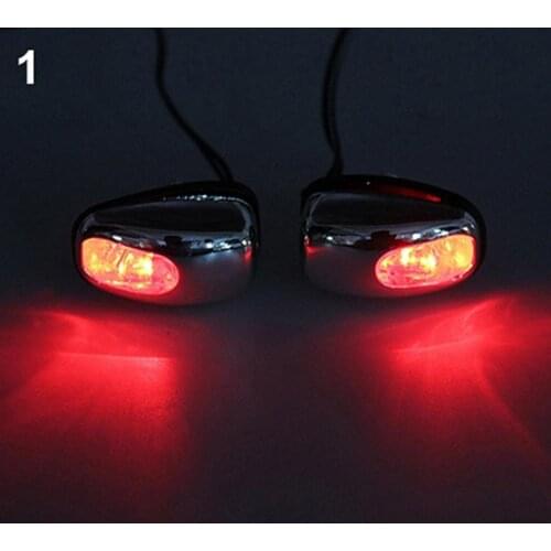 60% Dropshipping!! 1 Pair Auto LED Light Windshield Windscreen Jet Spray Nozzle Wiper Washer Lamp