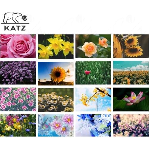 Diamond Painting Home Decoration Modern Flower Handmade Diy Full Diamond Embroidery Rose Sunflower Diamond Cross-Stitch Home Art