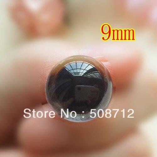 Fress ship!!! 100pairs 9mm transparent soft toy eyes animal bear sock creature monkey making crafts