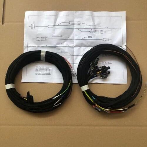 For Audi A4 B9 Q7 4M Q5 2017---- Install KESSY Door Handle Sensor Cable Wire