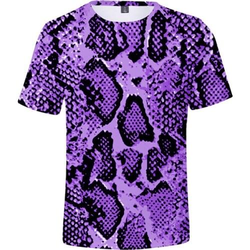 Snake Skin Texture 3d Printed T Shirt Kids Men Women Clothes Fashion Harajuku T-shirt Streetwear Tshirt Tee Gym Clothing