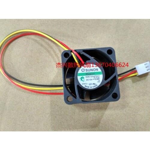 KDE1204PKV1 MS.AF.GN 40x40x20mm 40mm 4cm DC12V 0.8W Server Cooling Fan Server Square Cooling Fan 3-wire