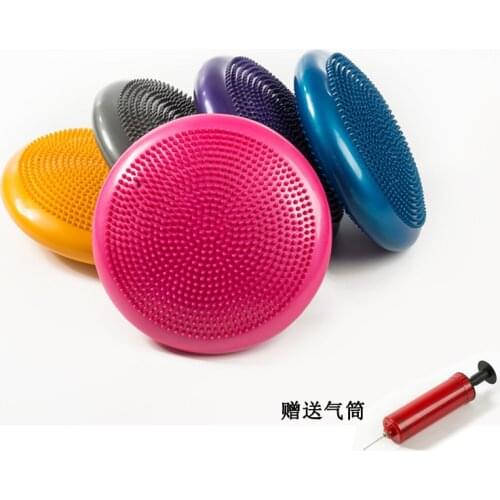 33cm PVC Balance Yoga Balls Massage Pad Wheel Stability Balance Disc Massage Cushion Mat Ball Fitness Exercise Training ball