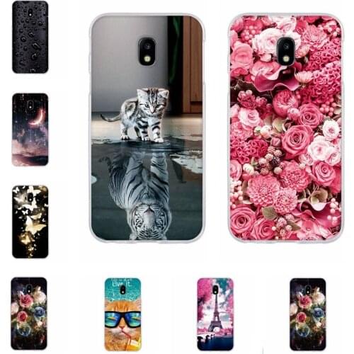 Soft TPU Cover Case For Samsung Galaxy J3 2017 EU Version J330 Painted Print Silicone Cover For Samsung Galaxy J330 Shells Bags