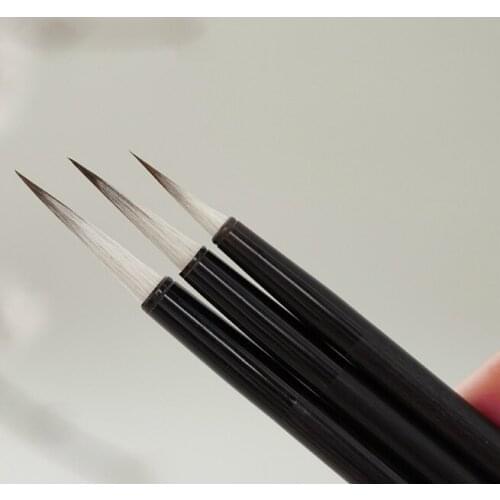 Yubao Pavilion thin gold body brush set Long Feng Zihao song Huizong Zhao Ji thousand character calligraphy calligraphy