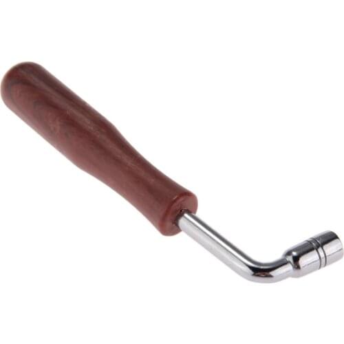 Pin Wrench Tuner Spanner Piano Tuning Hammer Tip Repair Tool Wood Handle String Lightweight Portable Music Elements