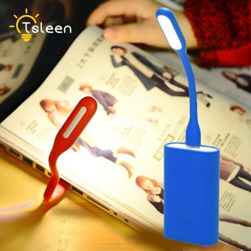USB LED Light Lamp Powerbank PC Notebook Perfect Color Mini Adjustable Flexible Night Working Book Flashlight/HUB/Car Charger
