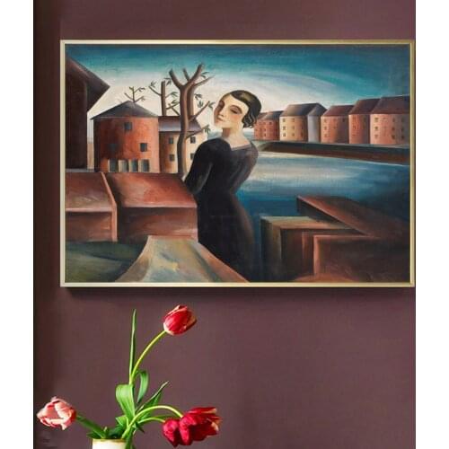 Vintage Modern Abstract Fantasy Poster Canvas Print Painting Wall Art Living Room Home Decoration