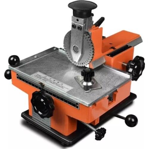 YL-360 semi-automatic pneumatic marking machine nameplate engraving machine with fixture +2/2.5/3/ 4mm character wheel, 2-4 word