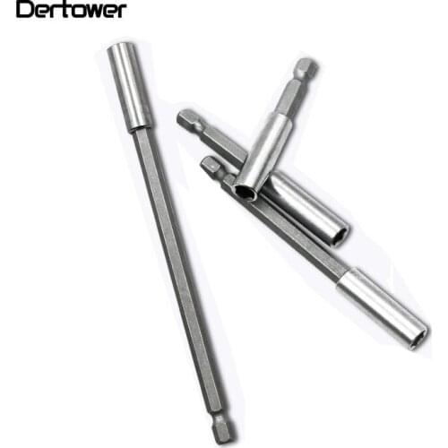 1/4 Inch Hex Bit Tip Holder Screwdriver Bit Extension Bar Screwdriver Lengthening Shank Nail Screw Driver Drill Bit Holder