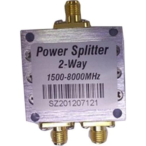 Telecom use 2 Ways SMA Power Splitter SMA 8Ghz power divider 1500mhz~8000MHz female divider,signal splitter for communication