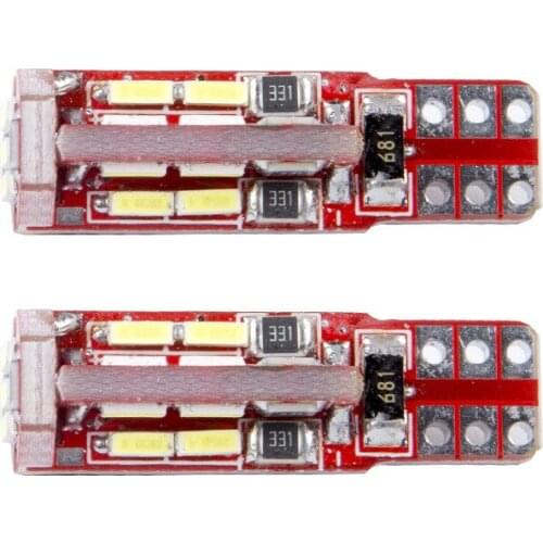 2PCS T10 W5W LED 168 194 4014 19SMD CANBUS NO Error Car Marker Auto Wedge Clearance Lights Bulb Parking Reading Lamps 12V