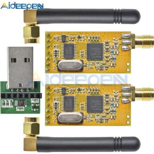 APC220 3.3V-5V Wireless RF Serial Data Modules With Antennas USB Converter Module Adapter Kit For Arduino