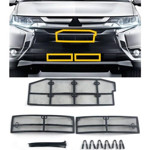 Car Front Grill Insect Net Insect Screening Mesh for Outlander