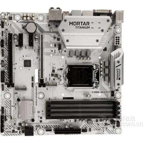 MSI B360M MORTAR TITANIUM New motherboard 4*SATA 6Gb/s LGA1151 8-Channel7.1 HD Audio DDR4 2666HMz mainboard PC desktop