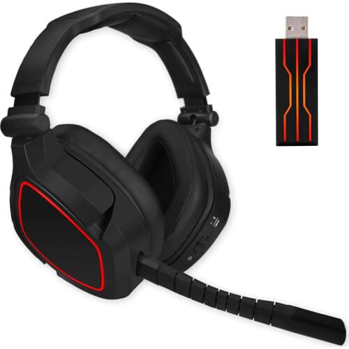 7.1 Virtual Surround Sound Wireless Video Gaming Headphones 2.4G Headsets for PS5 PS4 PC MAC Switch Low Latency