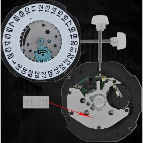 Quartz Watch Movement For Watch Replacement Hand Winding Movement Date Display Watch Repair Tool Kits Watch Clock Accessories