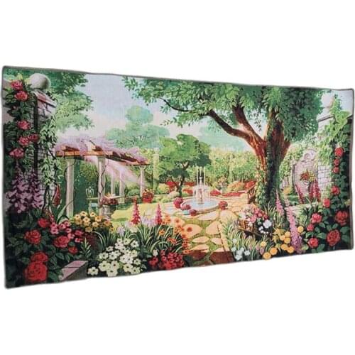 Chinese style sofa background wall decoration landscape painting hanging painting