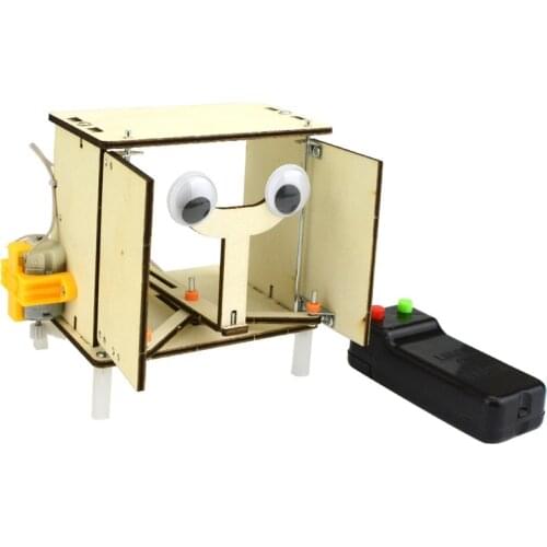 DIY Remote Control Electric Open The Door Worm Robot Kids Science Toys Experiment Kits Creative STEAM Educational Project