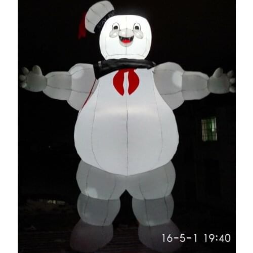 Giant Portable Lighting Advertising Inflatable Stay Puft Inflatable Marshmallow Man For Sale