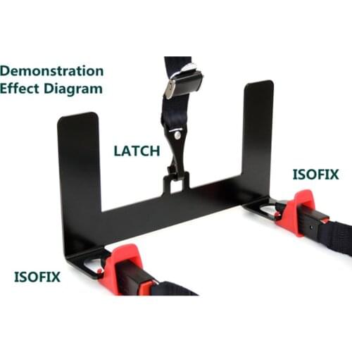 ISOFIX Bracket, Car Seat Protectors for Child Seats, Universal Car Seat Restraint Mounting Kit for ISOFIX Connector