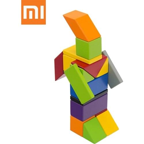 Mi Mirabbit Magnetic Building Block / Fingertip Building Block Puzzle Toy Robot Boy Girl Little Child Toy