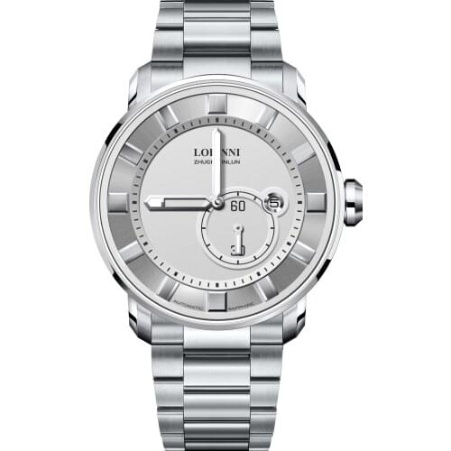 Men automatic watch,mens wrist watches Switzerland LOBINNI luxury brand self wind mechanical wristwatch waterproof clock relogio