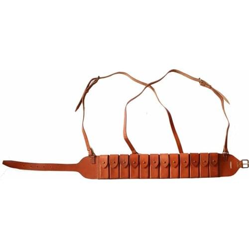 WWII WW2 GERMAN C96 PISTOL MAUSER AMMO POUCH CHEST RIG LEATHER COLLECTIBLES World military Store