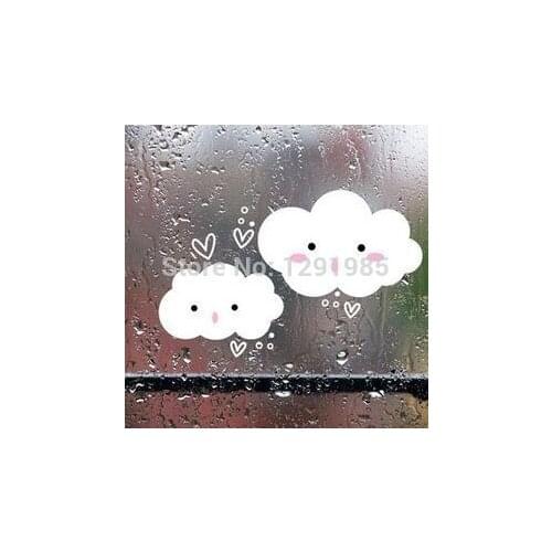 Funny white cloud Wall Vinyl Sticker Decals Decor Art Bedroom Design Mural Removable fashion Poster